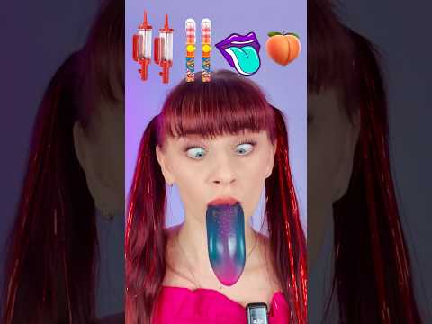 ASMR Sweet Shooter, Spinner Lollipop, Tongue Candy  #mukbang
