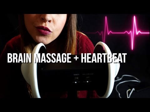 Ear Blowing & Brain Massage + Female Heartbeat [ASMR]