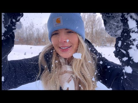 Relaxing ASMR In The Snow ❄️