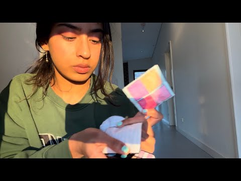 ASMR doing paper squishy makeup on u
