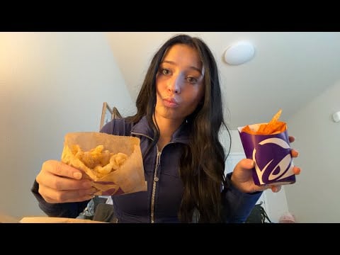 ASMR~ Taco Bell Mukbang + Ramble 🌮