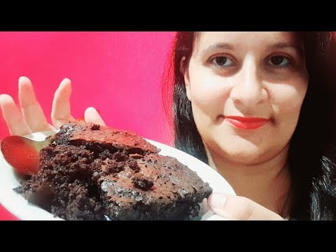 😮 ASMR Comendo Brownie Irresistível!😋