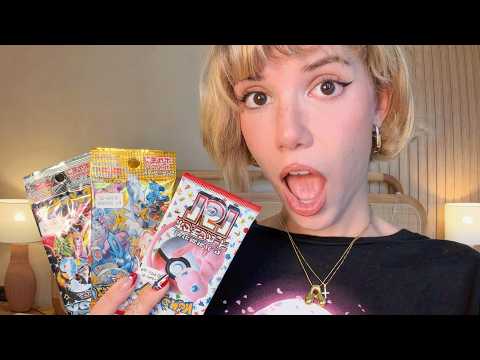 ASMR Pokémon pack opening!