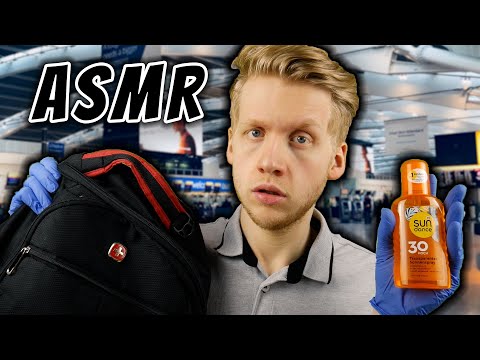 ASMR | Flughafen SICHERHEITSKONTROLLE für einen entspannten FLUG!