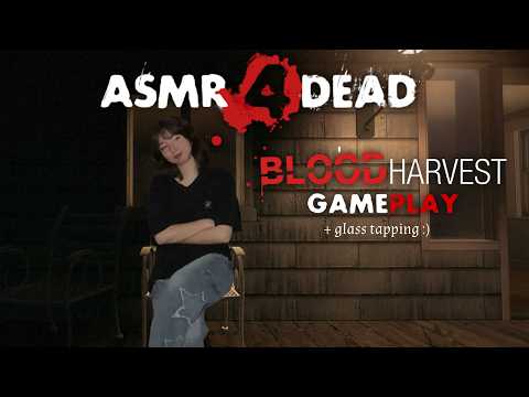 L4D2 ASMR 🧟‍♂️- Blood Harvest Gameplay 🎮+ Glass Tapping, Whispers, & Mouth Sounds!