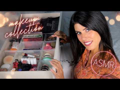 ASMR 💄 MAKEUP COLLECTION AGGIORNATA: come organizzo i miei millemila TRUCCHI (Whispering)
