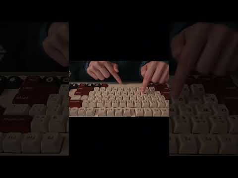 Two finger typing = maximum satisfaction ☝️☝️ | Keyboard ASMR #asmrtriggers #typing #asmrsounds