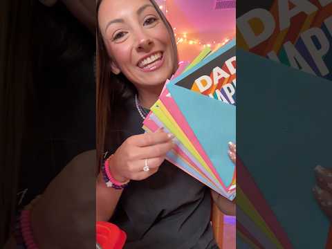 greeting card tapping, tracing & overexplaining #asmr