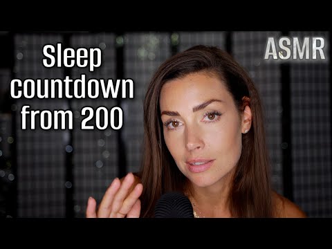 ASMR Sleep Countdown whisper from 200 - Deep relaxation #deniceandree