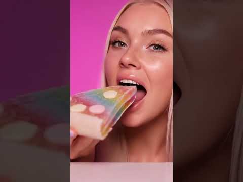 Is This Gummy Pizza Slice Real? 🤯 ASMR Taste Test