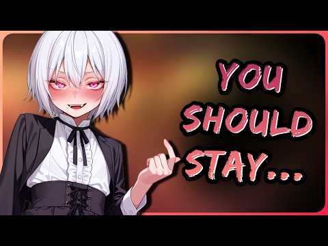 Your Femboy Vampire Crush Wants you to Stay... [M4M] [ASMR Roleplay]