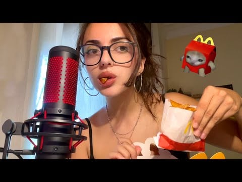 ASMR | Comiendo un Happy Meal 🍟🍔♥️