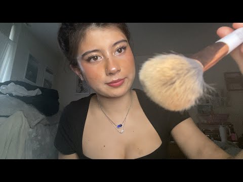 Brushing + positive affirmations ASMR