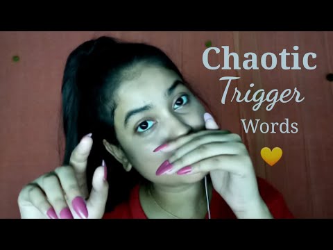 ASMR Chaotic Trigger Words with Mouth Sounds