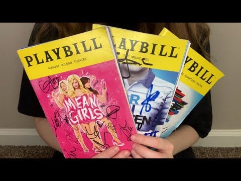 ASMR Tearing Up Broadway Playbills