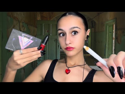 ASMR| You get your HALLOWEEN makeup done by WORST reviewed makeup artist