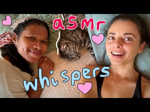 Asmr but i have a cat & a friend (safe space)