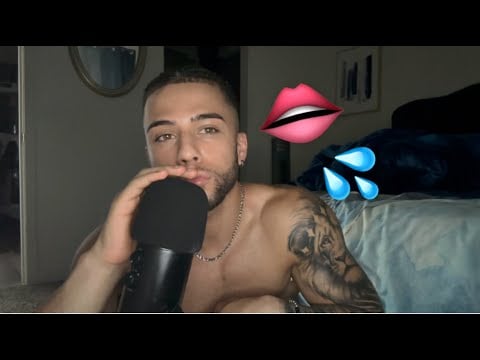 asmr raw male mouth sounds & spit painting - for sleep & anxiety relief  *ultimate tingles*