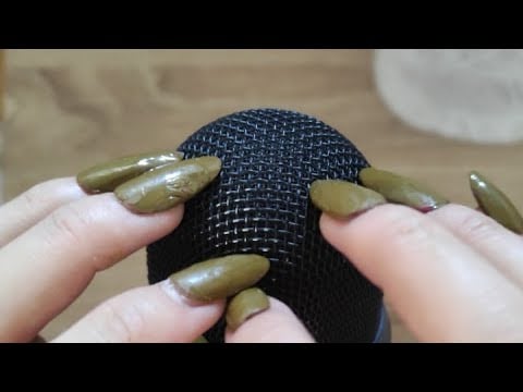 ASMR Gentle Mic Scratching and Tapping! 😴💤 (No Talking)