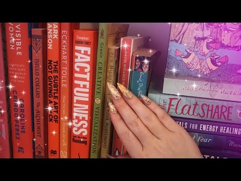 ASMR 📚 2020 Bookshelf Tour  (LOFI WHISPERS)