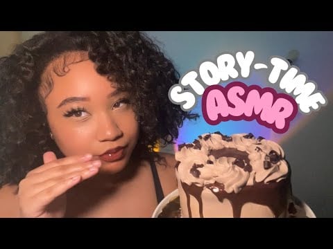 ASMR Cake Mukbang🍰+JUICY STORYTIME 🫢(first time i ever got cheated on )