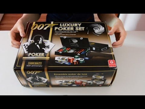 ASMR Unboxing ♥ 007 Poker Set