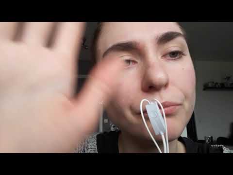 Simple ASMR- Inaudible whisper + handmovements