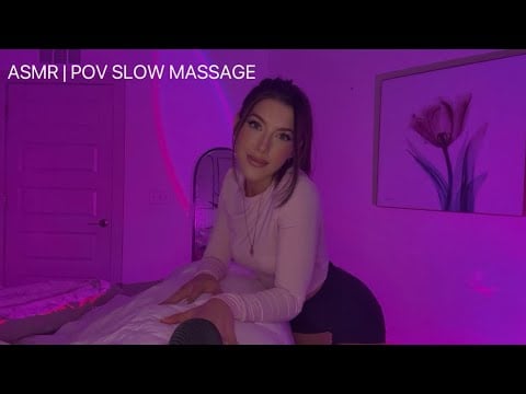 ASMR | Slow POV Full Body Massage 💤 Crinkly Blanket & Fabric Sounds (So Relaxing)