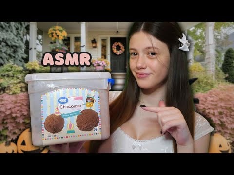 ASMR | The Ditsy Girl Giving Out “Candy” on Halloween..