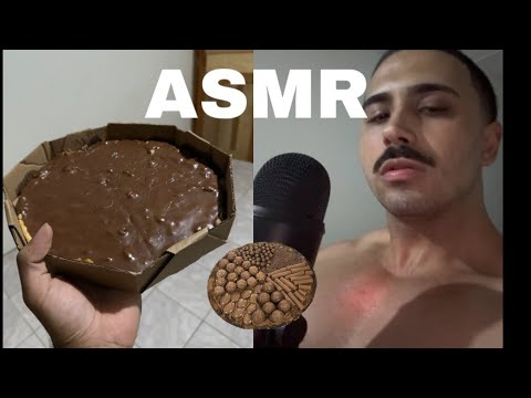ASMR MUKBANG (pizza de chocolate)
