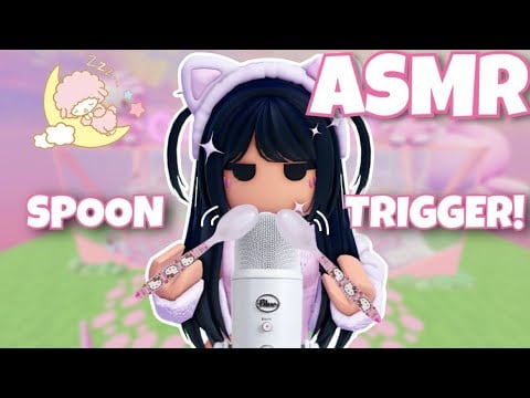 asmr roblox ♡ The SPOON trigger!! sanrio hello kitty obby 🎀 (brain melting~)