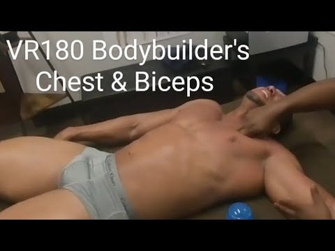 VR180 Bodybuilder's Sports Massage (Part 8 of 10) Best seen in a VR Headset