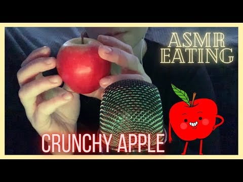 ASMR - Eating an Apple 🍎😋(Crunchy, Crispy, Eating Sounds, Relaxing Triggers)