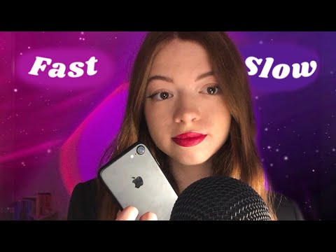 ~ ASMR FR ~ FAST et SLOW🪄 : multiple triggers #asmr #fast