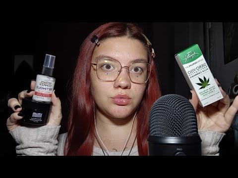 TI FACCIO LA SKINCARE  (Mouth Sounds, Tapping, Hand Movements e Visual Triggers) 😴💜 | ASMR ITA