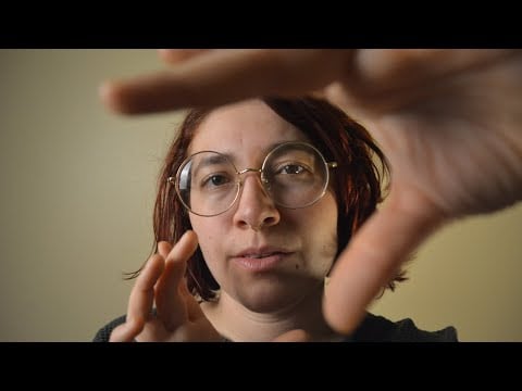 ASMR Perfectly Adjusting Your Face (Personal attention, measuring, rain ambience)
