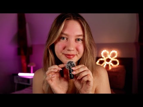 ASMR Testing Out My New Mini Mic 🎤 Whispering & Tapping