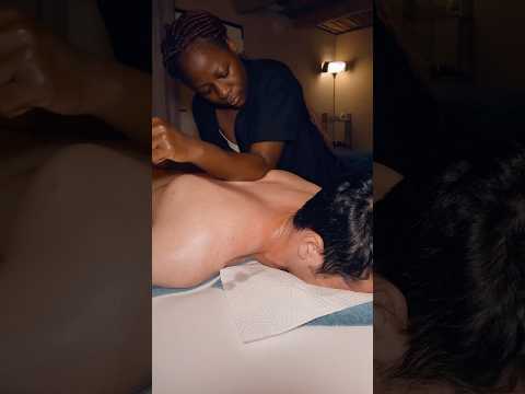 ASMR: Strong South African Deep Tissue MASSAGE! #shorts