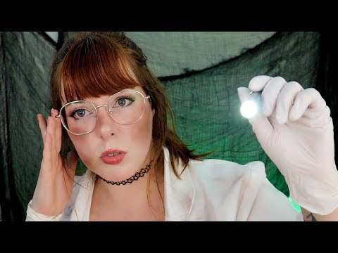 ASMR | Zombie Bite Exam!! 🧟‍♂️☣️ (apocalyptic cranial nerve exam)(fast-paced!)