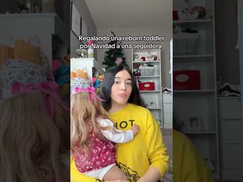 Regalando una reborn toddler para navidad a una seguidora