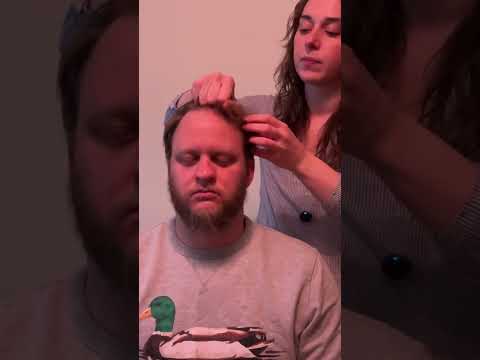 ASMR Hair Pulling Head Massage #realpersonasmr #hairpulling #asmrmassage #triggersforsleep