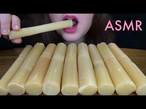 ASMR Sugarcane - EXTREMELY SATISFYING Crispy & Juicy EATING SOUNDS!