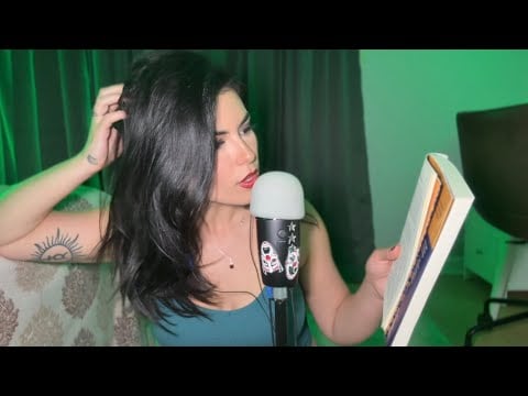 ASMR | Lectura muy cerca y sensitiva para un sueño profundo