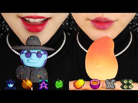 STARDEW VALLEY FOOD IN REAL LIFE ASMR 🍏 CHOCOLATE, WALNUT, GIMBAP MUKBANG ASMR
