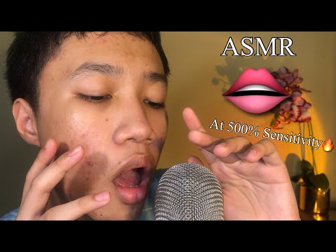 ASMR- Cupped Mouth Sounds At 500% Sensitivity