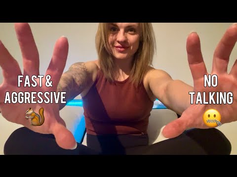 FAST & AGGRESSIVE ASMR FOR PEOPLE WITH SHORT ATTENTION SPAN (NO TALKING)