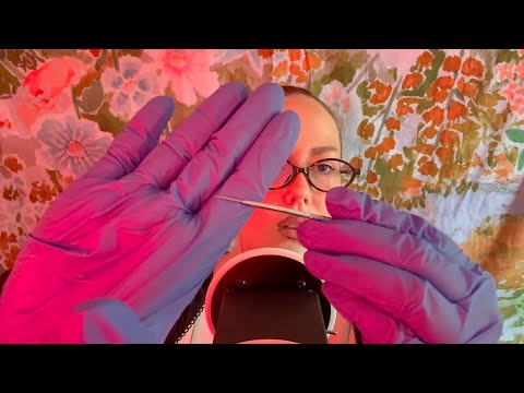 ASMR | Deep Ear Picking! - Close Whispers, Gloves, Cotton Buds, Prickly Brush