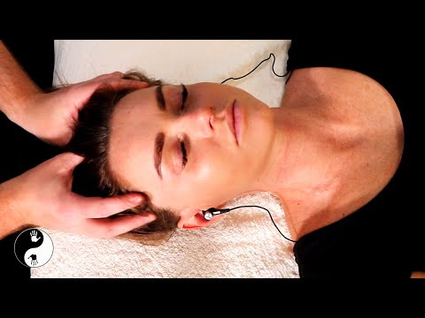 ASMR Binaural Scalp Massage No Talking Real Person - Explosive Head Tingles