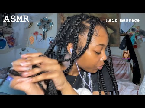ASMR| Hair Massage For Relaxation💆🏽‍♀️✨+ Scalp Massage ASMR