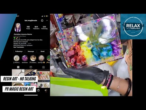 Resin Art | PR Magic Resin Collaboration | No Talking